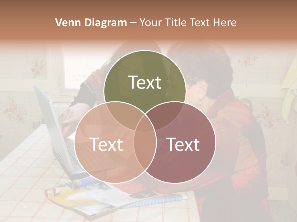 Indoors Employee Grandmother PowerPoint Template