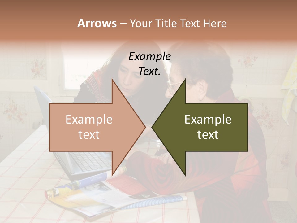 Indoors Employee Grandmother PowerPoint Template