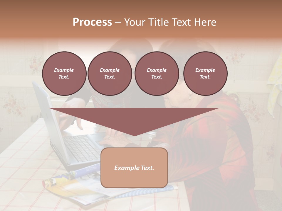 Indoors Employee Grandmother PowerPoint Template
