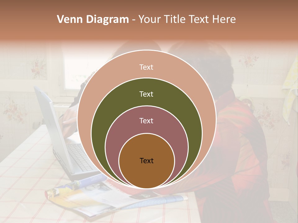 Indoors Employee Grandmother PowerPoint Template