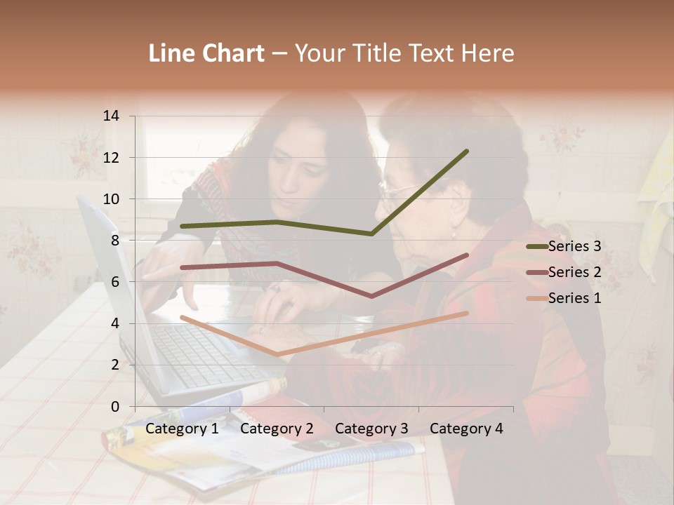 Indoors Employee Grandmother PowerPoint Template
