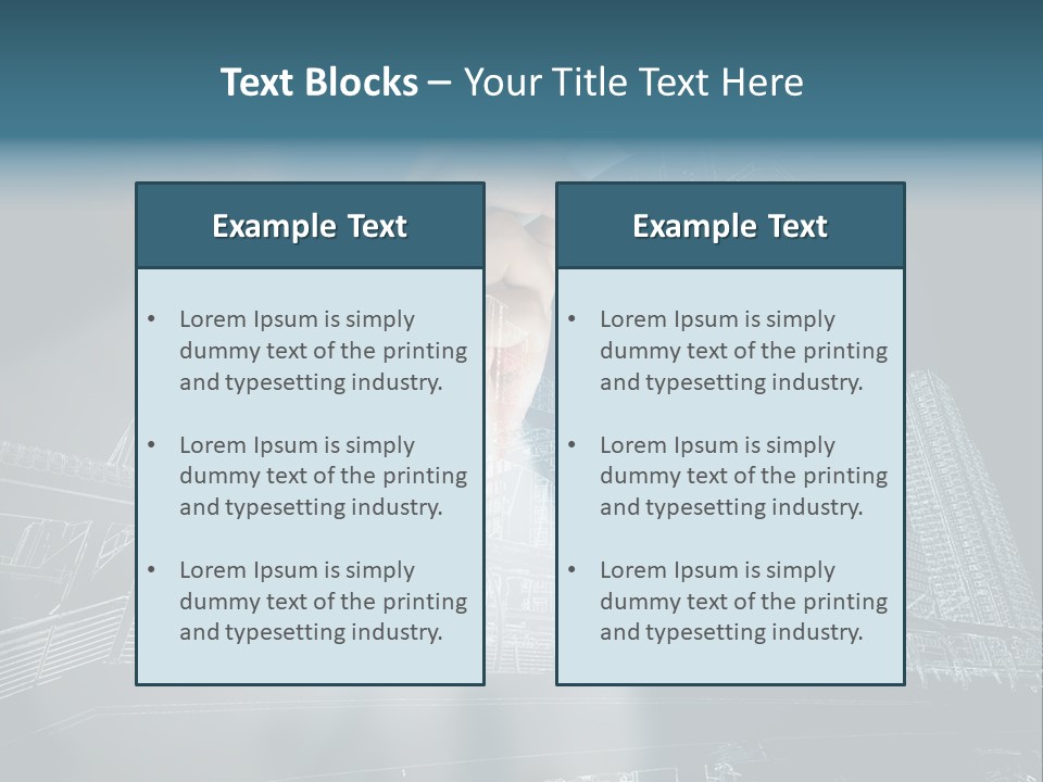 Background Urban Advice PowerPoint Template
