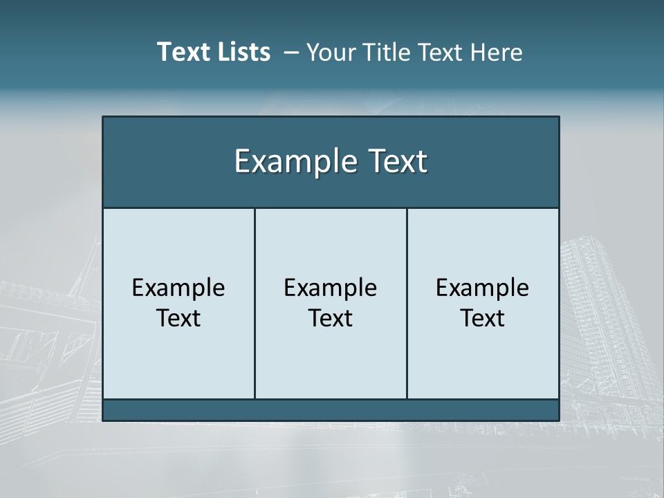 Background Urban Advice PowerPoint Template