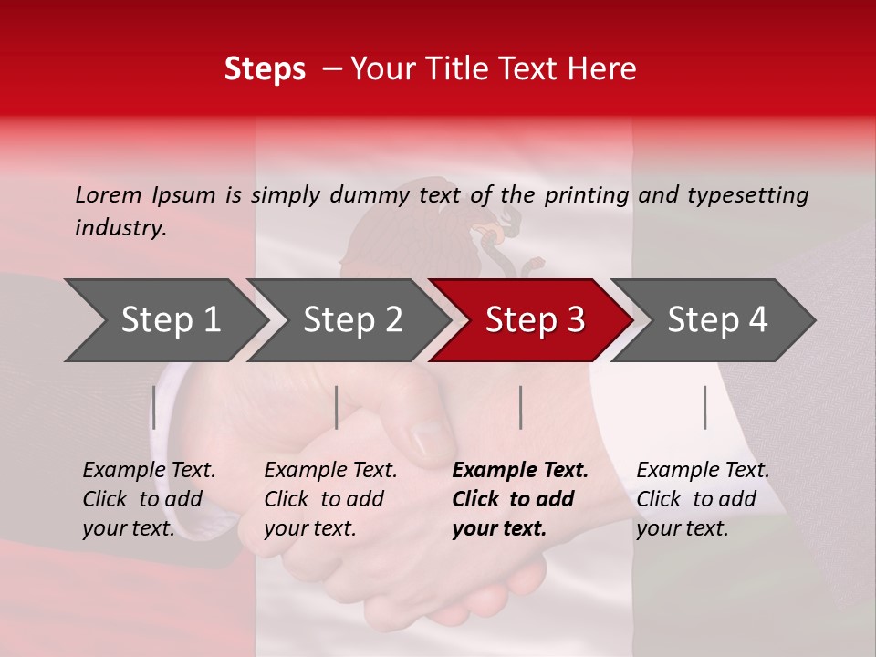 Country Greeting Commerce PowerPoint Template