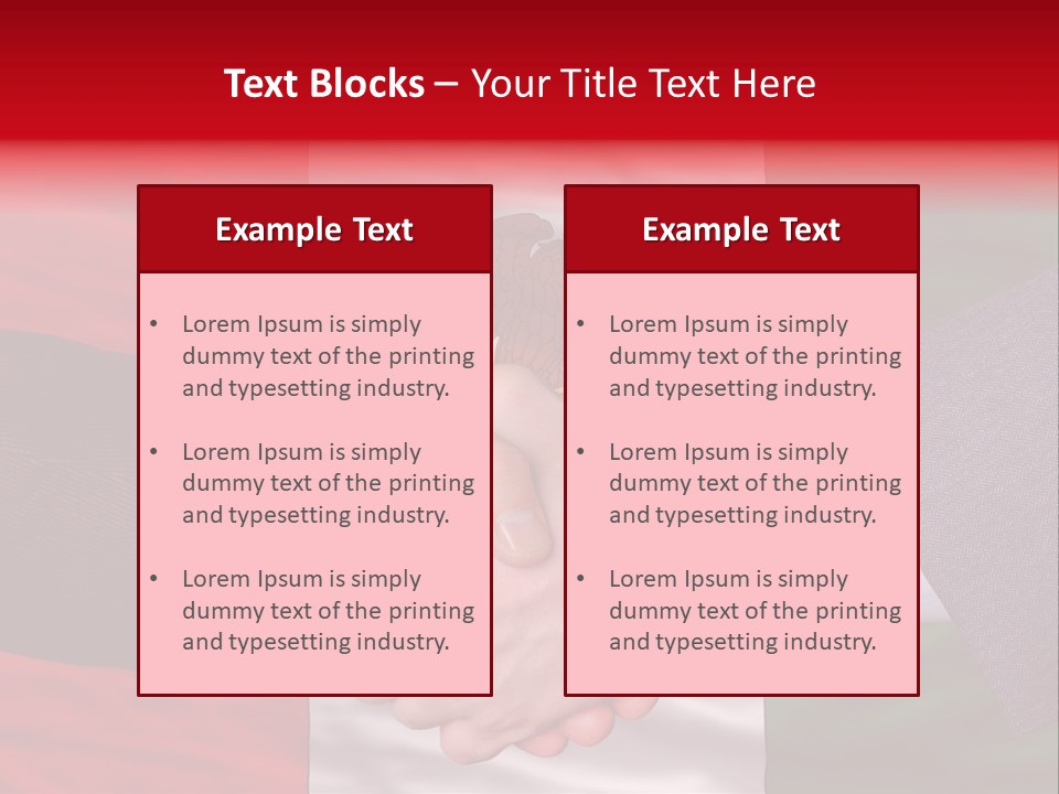 Country Greeting Commerce PowerPoint Template