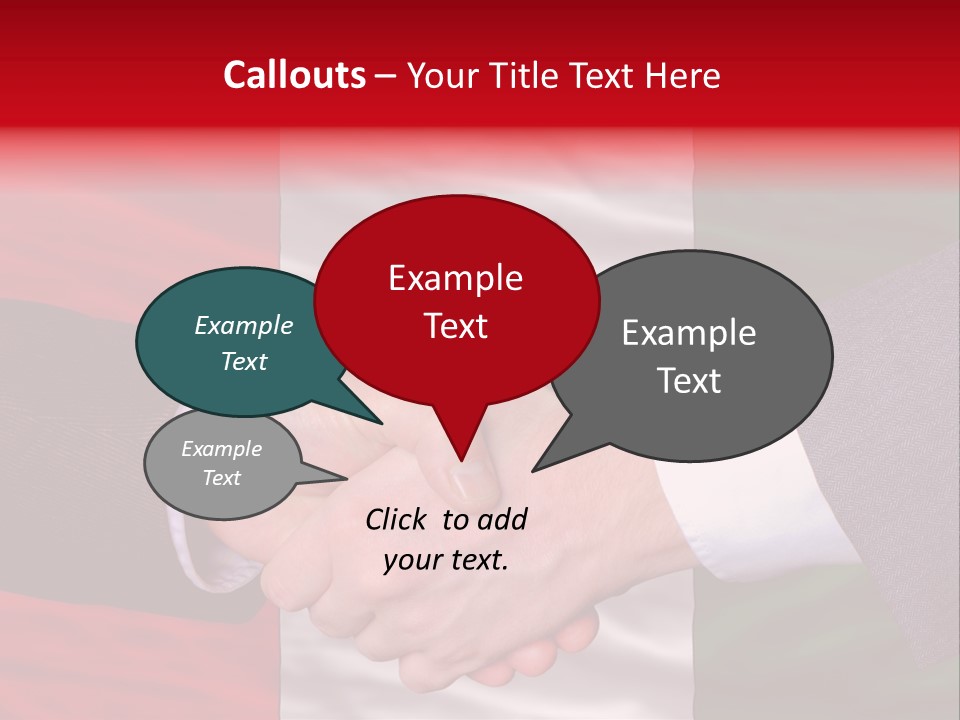 Country Greeting Commerce PowerPoint Template