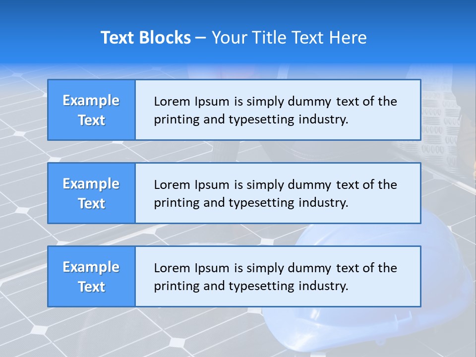 Carpenter House Industry PowerPoint Template