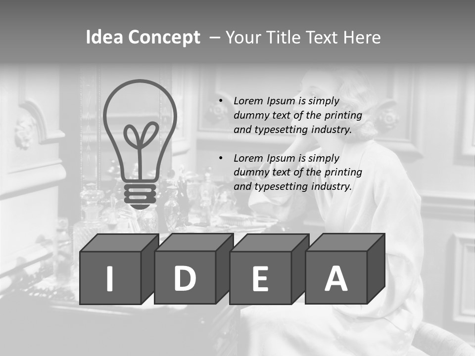 Robe One Flacon PowerPoint Template