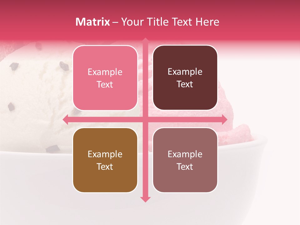 Cream Object Close PowerPoint Template