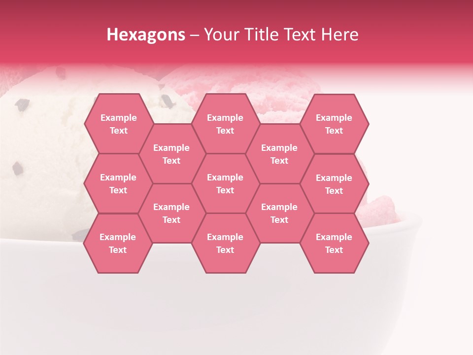 Cream Object Close PowerPoint Template