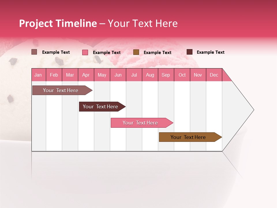 Cream Object Close PowerPoint Template