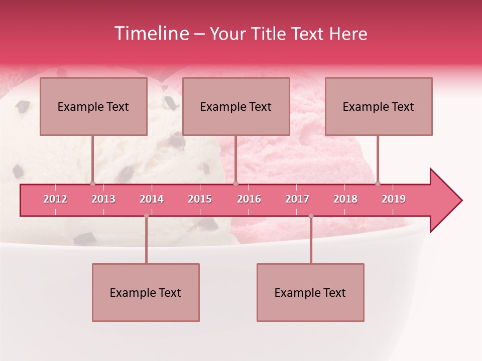 Cream Object Close PowerPoint Template
