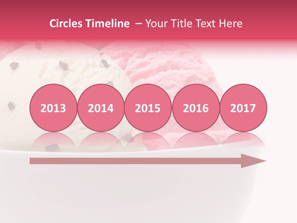 Cream Object Close PowerPoint Template