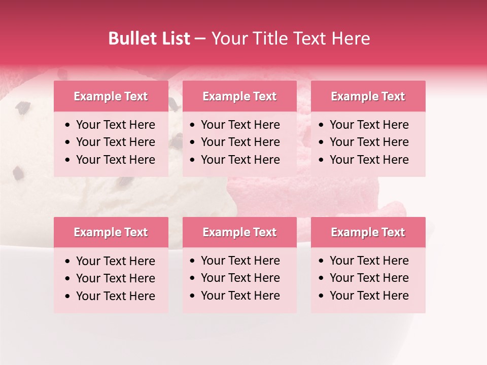 Cream Object Close PowerPoint Template