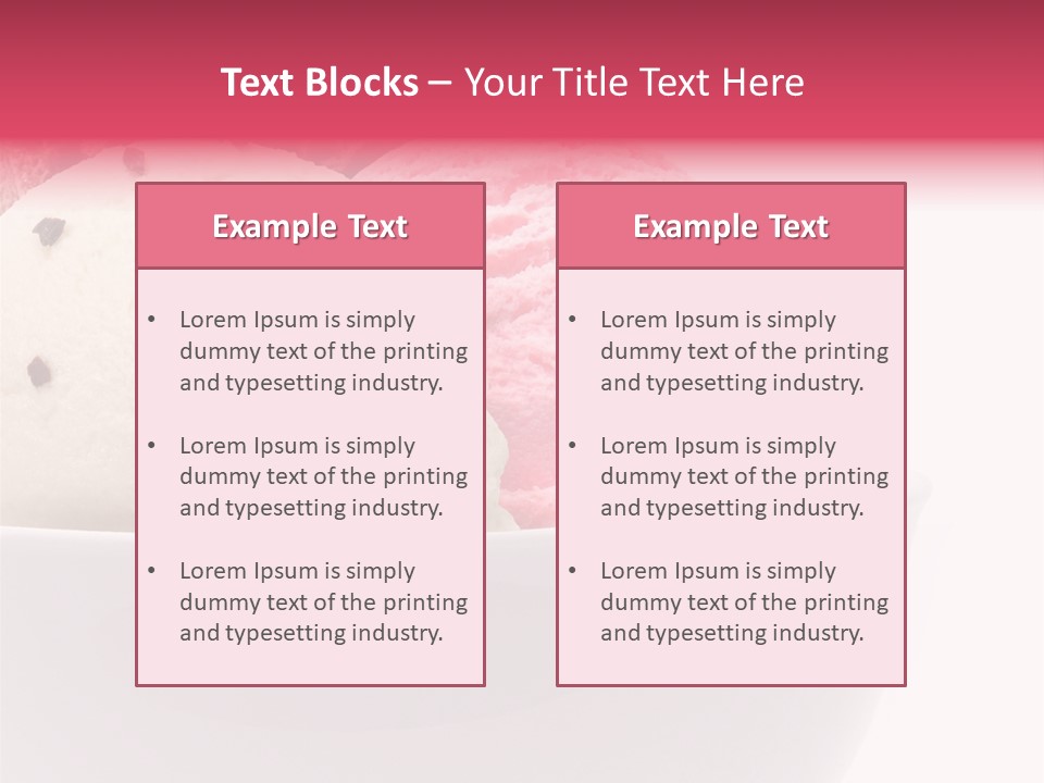 Cream Object Close PowerPoint Template