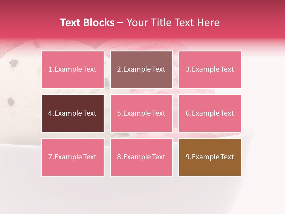 Cream Object Close PowerPoint Template