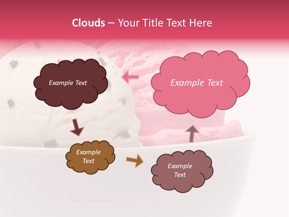 Cream Object Close PowerPoint Template
