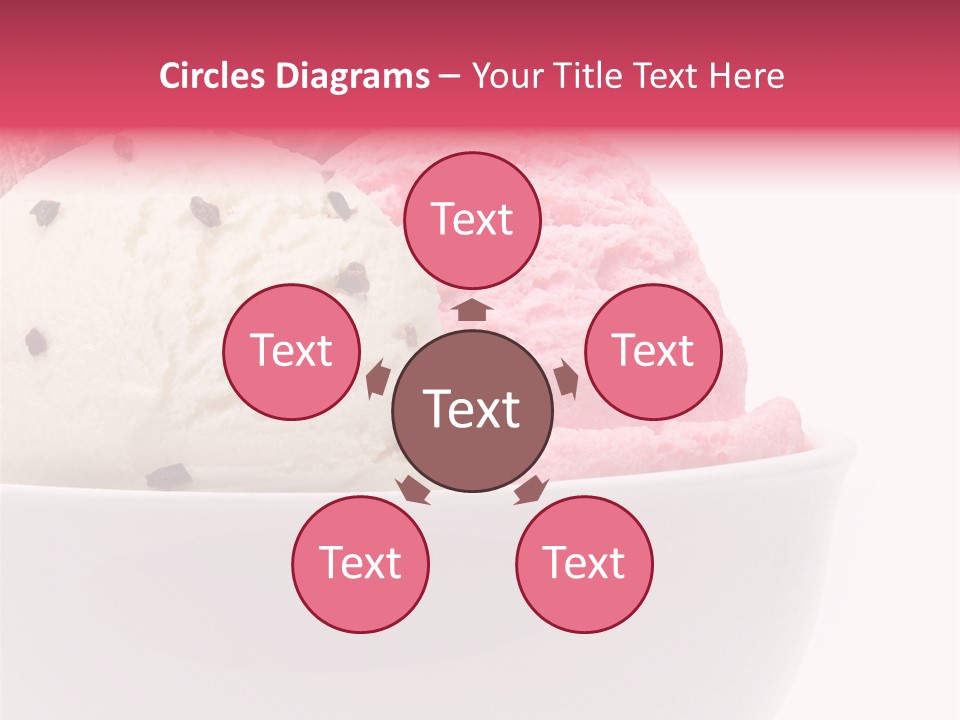 Cream Object Close PowerPoint Template