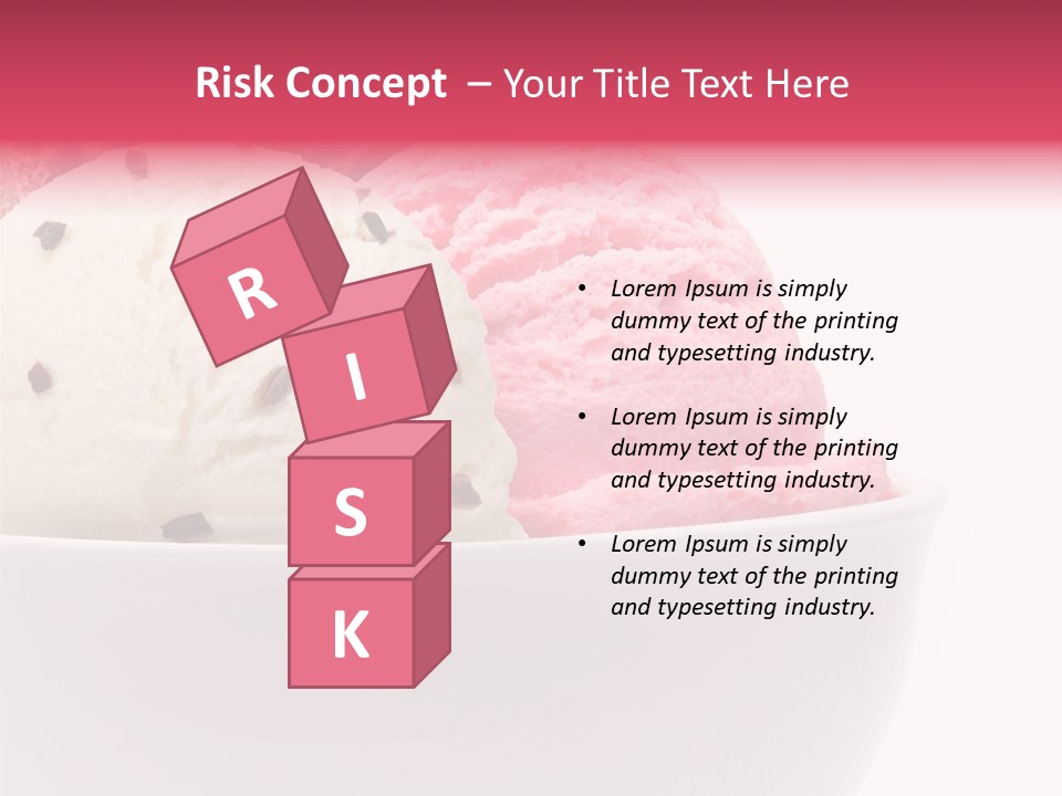 Cream Object Close PowerPoint Template