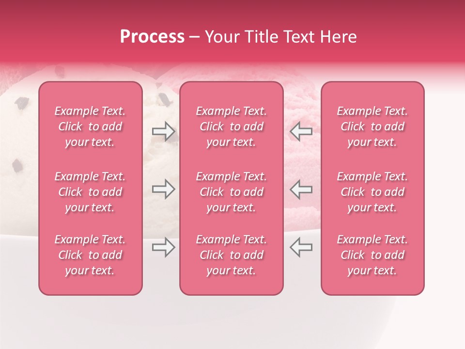 Cream Object Close PowerPoint Template