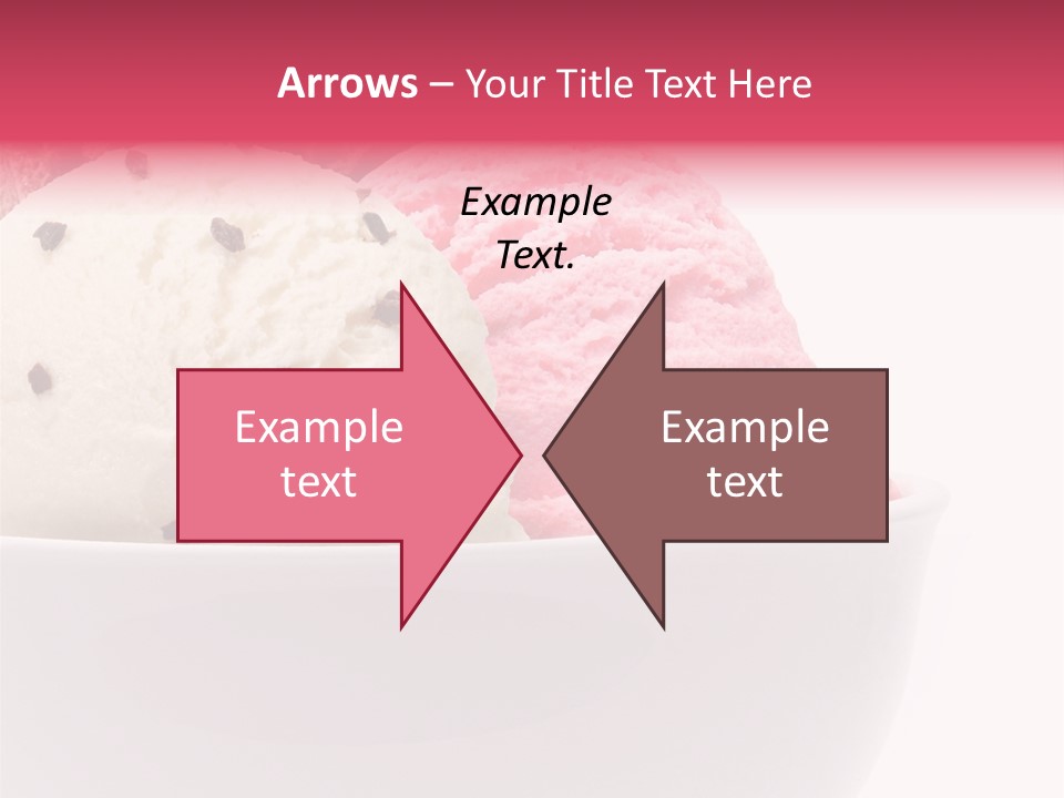 Cream Object Close PowerPoint Template