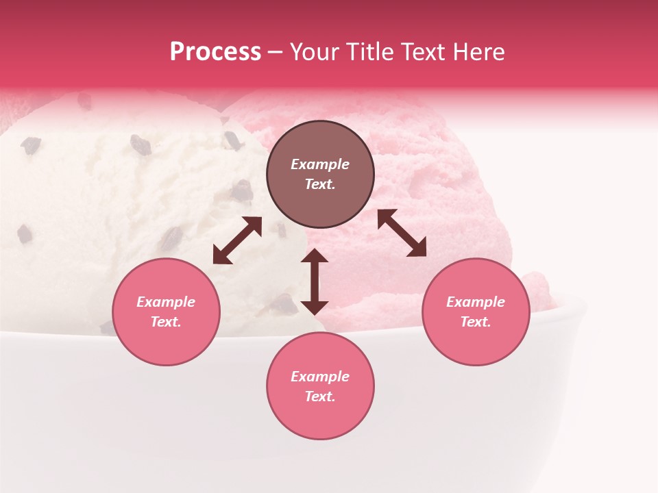 Cream Object Close PowerPoint Template