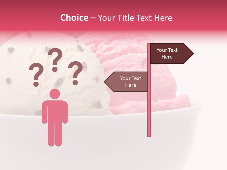 Cream Object Close PowerPoint Template