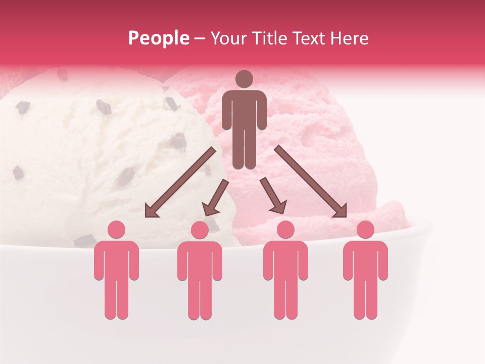 Cream Object Close PowerPoint Template