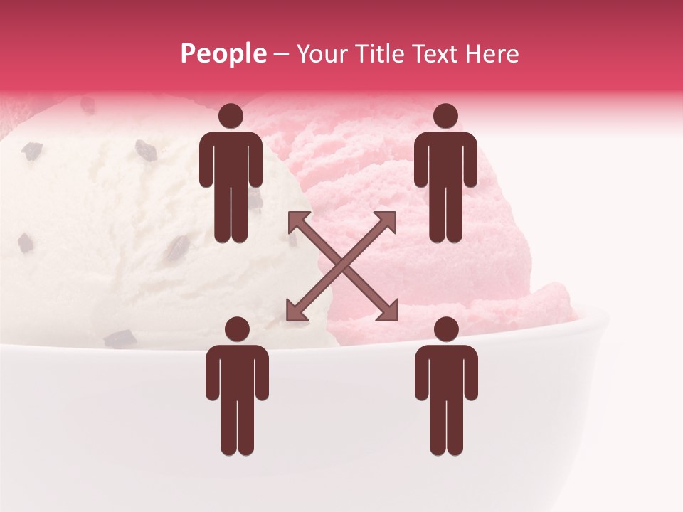 Cream Object Close PowerPoint Template