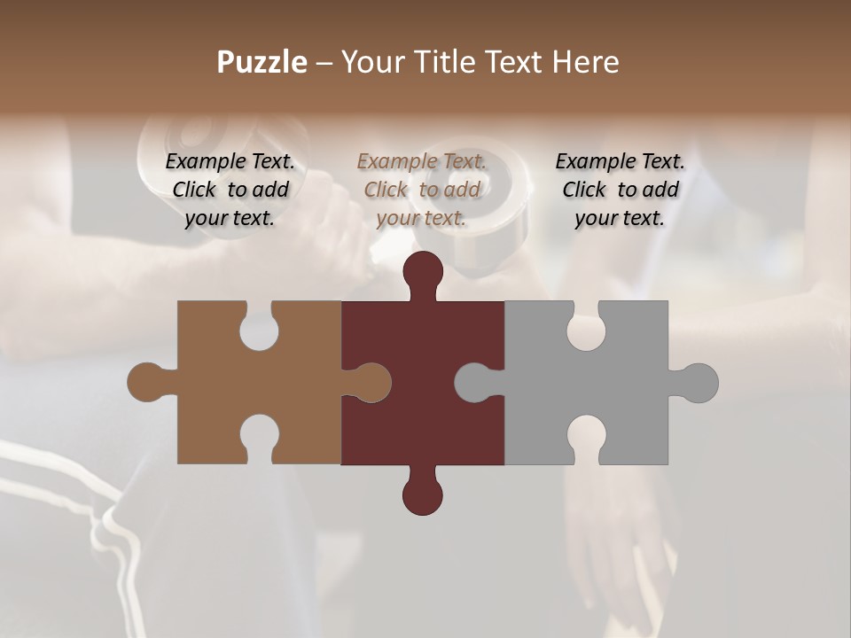 Trainer Strength People PowerPoint Template