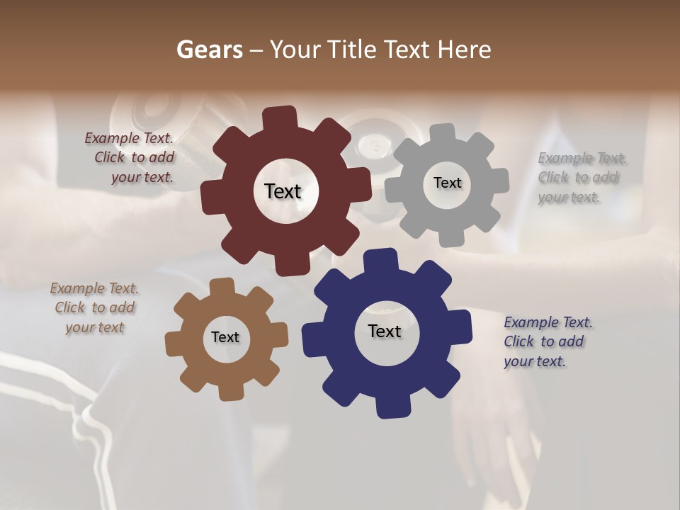 Trainer Strength People PowerPoint Template