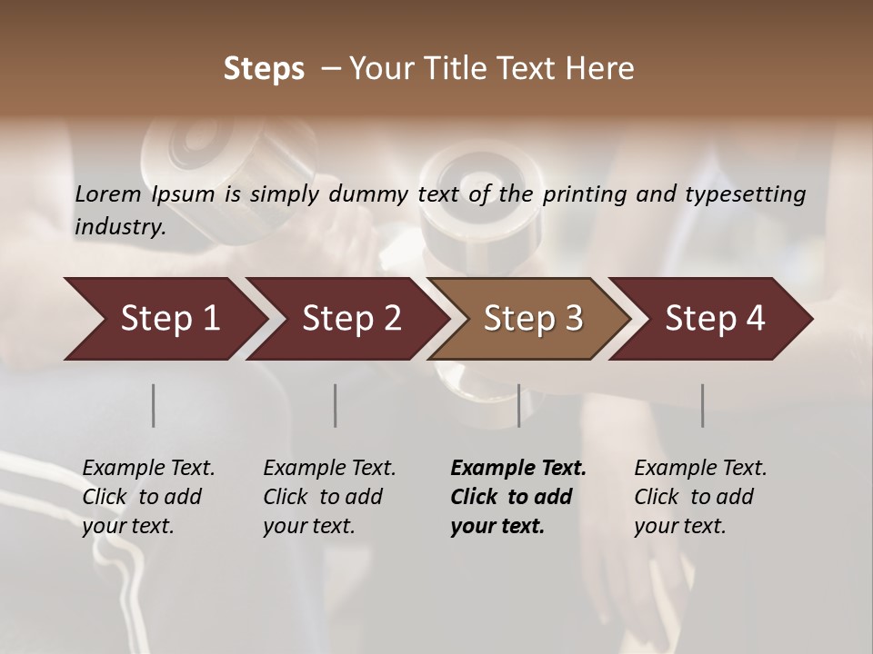 Trainer Strength People PowerPoint Template