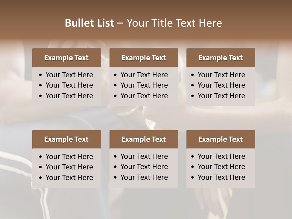 Trainer Strength People PowerPoint Template