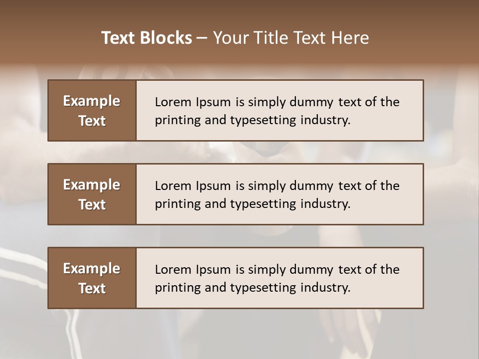Trainer Strength People PowerPoint Template