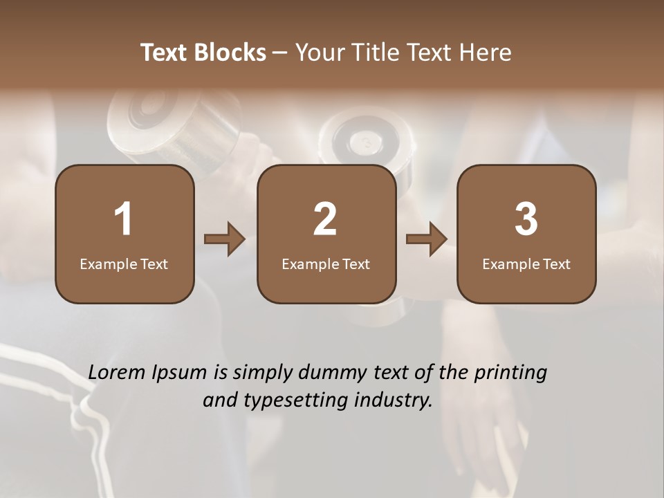 Trainer Strength People PowerPoint Template
