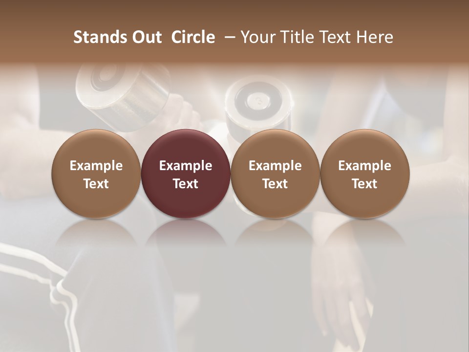 Trainer Strength People PowerPoint Template