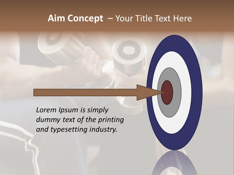 Trainer Strength People PowerPoint Template