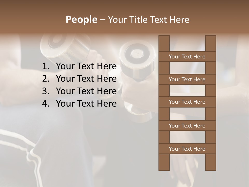 Trainer Strength People PowerPoint Template