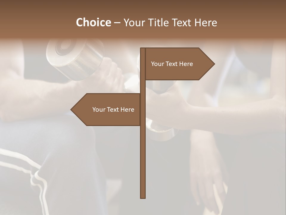 Trainer Strength People PowerPoint Template