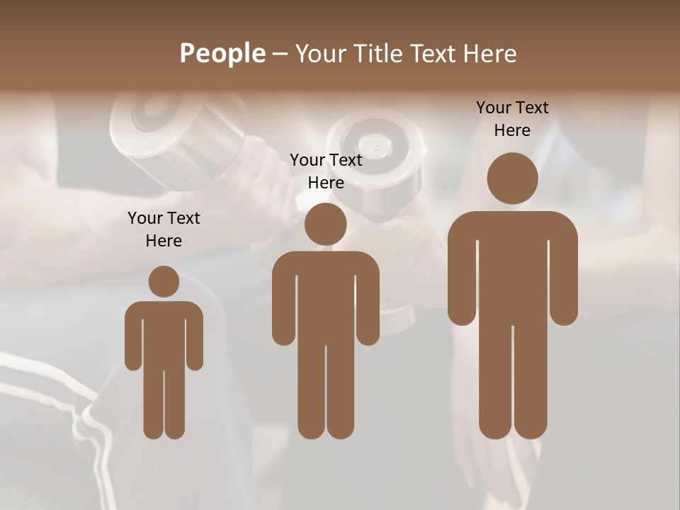 Trainer Strength People PowerPoint Template