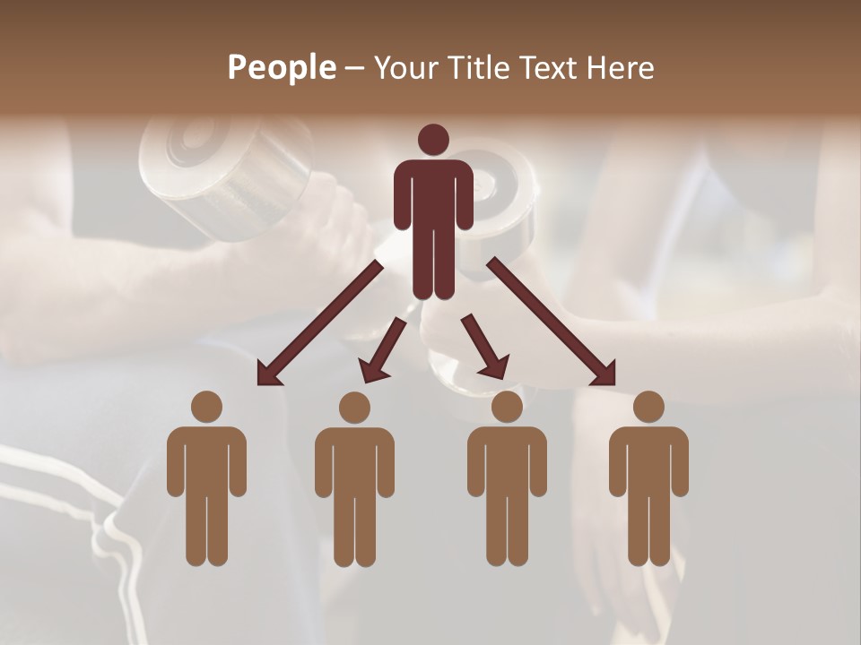 Trainer Strength People PowerPoint Template
