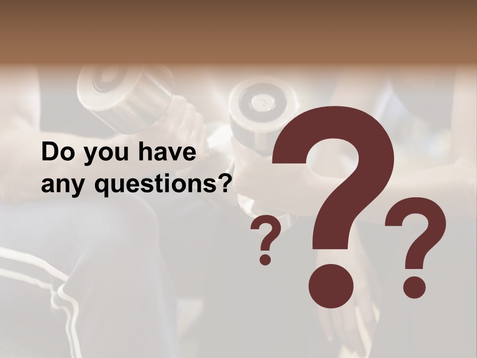 Trainer Strength People PowerPoint Template