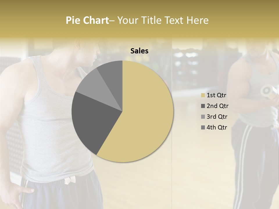 Bodybuilding Muscle Attractive PowerPoint Template