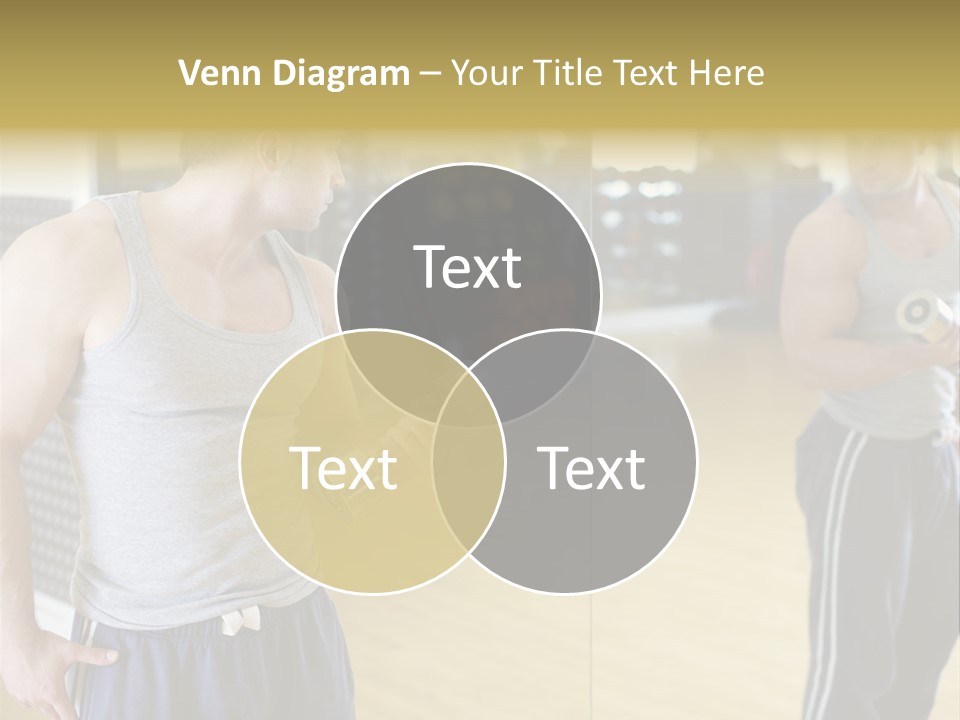 Bodybuilding Muscle Attractive PowerPoint Template