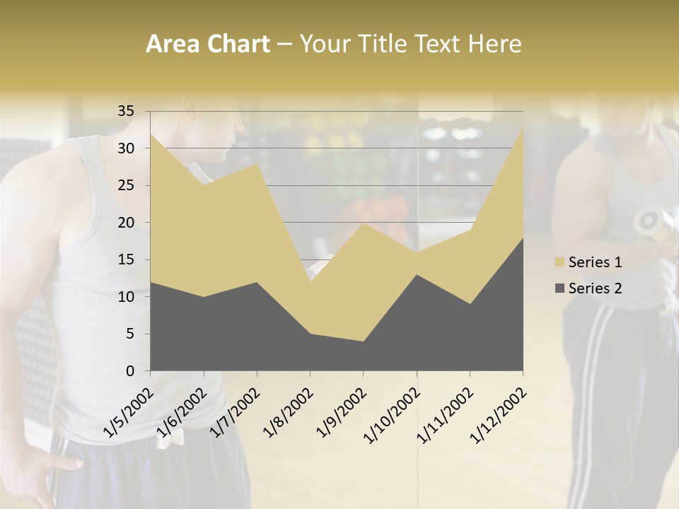 Bodybuilding Muscle Attractive PowerPoint Template