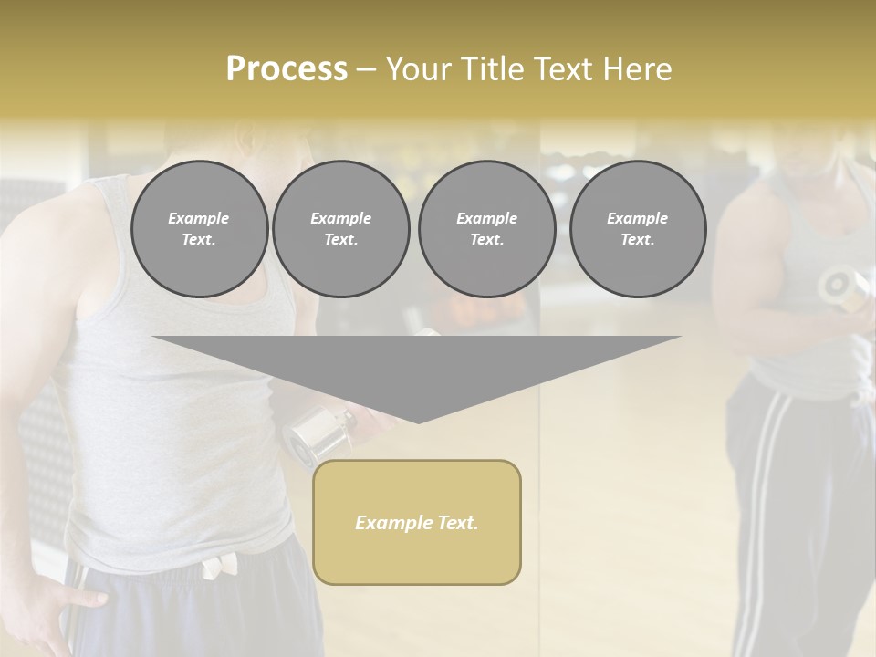 Bodybuilding Muscle Attractive PowerPoint Template