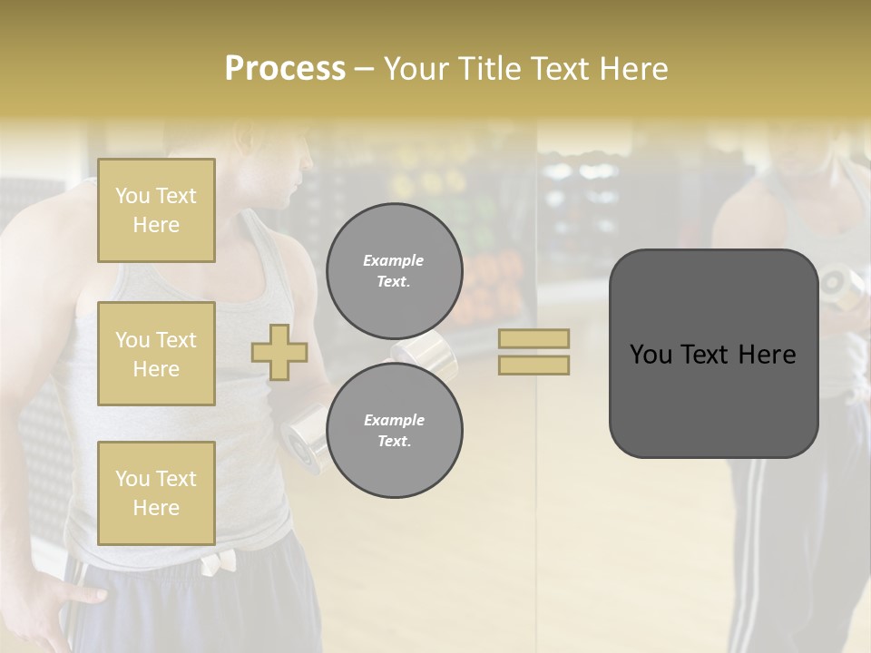 Bodybuilding Muscle Attractive PowerPoint Template