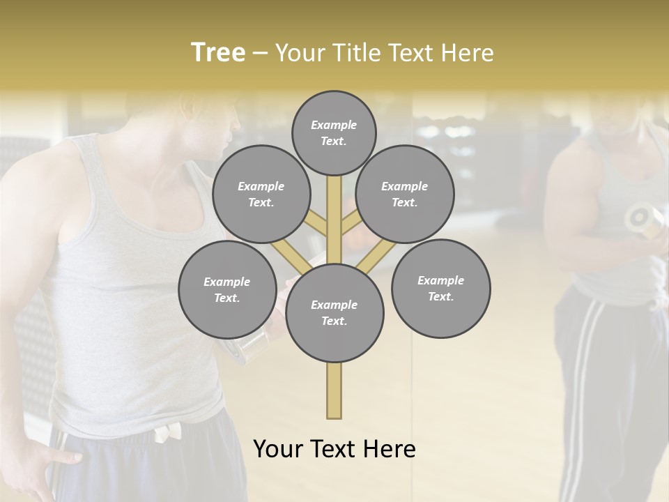 Bodybuilding Muscle Attractive PowerPoint Template