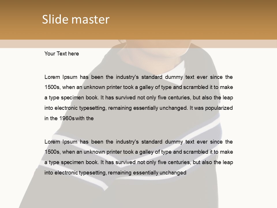 Tween Black Male PowerPoint Template