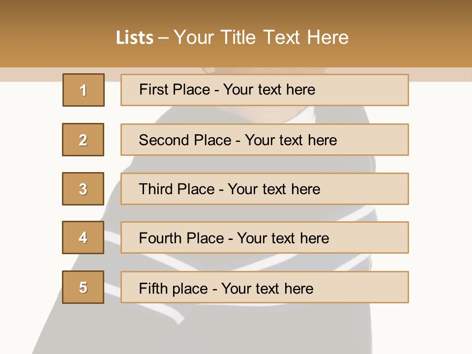 Tween Black Male PowerPoint Template